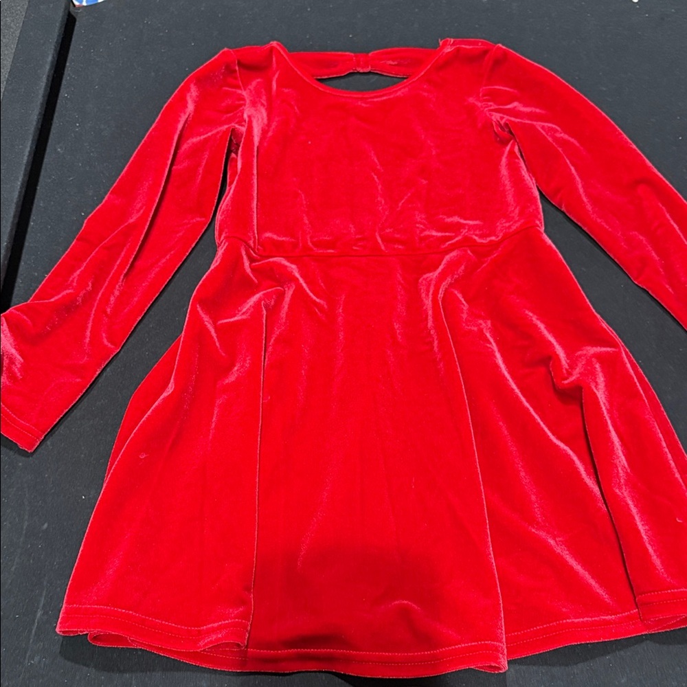 The Children's Place Red Velvet Dress